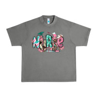 Tornado floral nurse Urban Heavy Tee - RanaPortraitStore