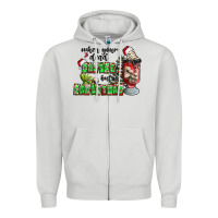 Dove Grey when your  dead insıde but is christmas Zipper Hoodie - CowhideDigitalArt