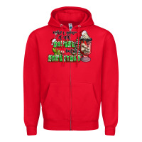 Red when your  dead insıde but is christmas Zipper Hoodie - CowhideDigitalArt