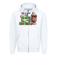 White when your  dead insıde but is christmas Zipper Hoodie - CowhideDigitalArt