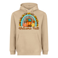 Mushroom Welcome Fall Rainbow Heavyweight Hoodie - Artiststas