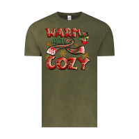 Vintage Olive warm and cozy Vintage Tee - BarkalooDesign