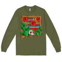Army Green new mexico map Long Sleeve Tee - Zillion Design Studio