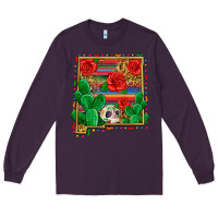 Plum new mexico map Long Sleeve Tee - Zillion Design Studio