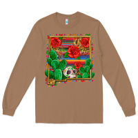 Toasted Coconut new mexico map Long Sleeve Tee - Zillion Design Studio