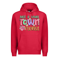 Cardinal just a small town florist Premium Hoodie - MaliasSmallBusiness