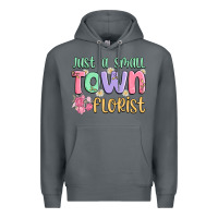 Rock just a small town florist Premium Hoodie - MaliasSmallBusiness