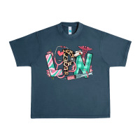 Midnight Navy floral lpn licensed practical nurse Urban Heavy Tee - RanaPortraitStore