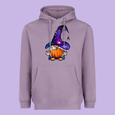 Witch Gnome With Pumpkin Heavyweight Hoodie Designed By Bundleandbundleshop