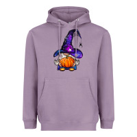 Lavender witch gnome with pumpkin Heavyweight Hoodie - BundleAndBundleShop