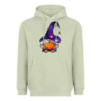Matcha witch gnome with pumpkin Heavyweight Hoodie - BundleAndBundleShop