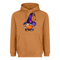 Meerkat witch gnome with pumpkin Heavyweight Hoodie - BundleAndBundleShop