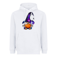 White witch gnome with pumpkin Heavyweight Hoodie - BundleAndBundleShop