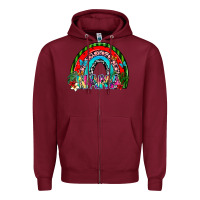 Burgundy nana Zipper Hoodie - SublimationCraftShop