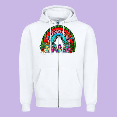 Nana Zipper Hoodie Designed By Sublimationcraftshop