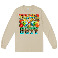 Mushroom teacher off duty Long Sleeve Tee - texasbilliewilder