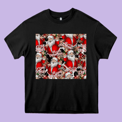 Merry Christmas Heavy Core Tee Designed By Cowhidedigitalart
