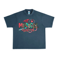 Midnight Navy medical assistant Urban Heavy Tee - RanaPortraitStore