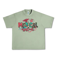 Oil Green medical assistant Urban Heavy Tee - RanaPortraitStore