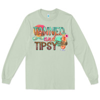 Matcha tanned and tipsy Long Sleeve Tee - texasbilliewilder