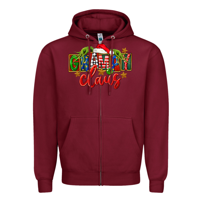 Christmas Grampy Claus Zipper Hoodie by FaDigitalArtStudio | Teevron