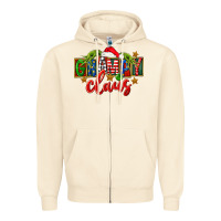 Sandshell Christmas grampy claus Zipper Hoodie - FaDigitalArtStudio