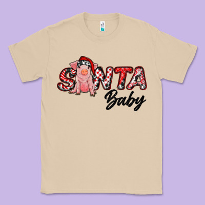 Santa Baby Classic Tee Designed By Ranaportraitstore