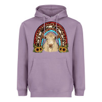 Lavender charolais  rainbow Heavyweight Hoodie - JahusDesignShop