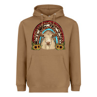 Toasted Coconut charolais  rainbow Heavyweight Hoodie - JahusDesignShop