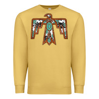 Antique Gold thunderbird Premium Sweatshirt - JahusDesignShop