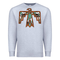 Heather Grey thunderbird Premium Sweatshirt - JahusDesignShop