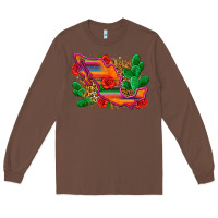 Chestnut mexico map Long Sleeve Tee - Zillion Design Studio