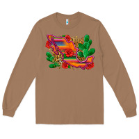 Toasted Coconut mexico map Long Sleeve Tee - Zillion Design Studio