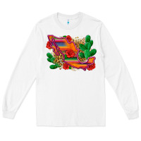 White mexico map Long Sleeve Tee - Zillion Design Studio