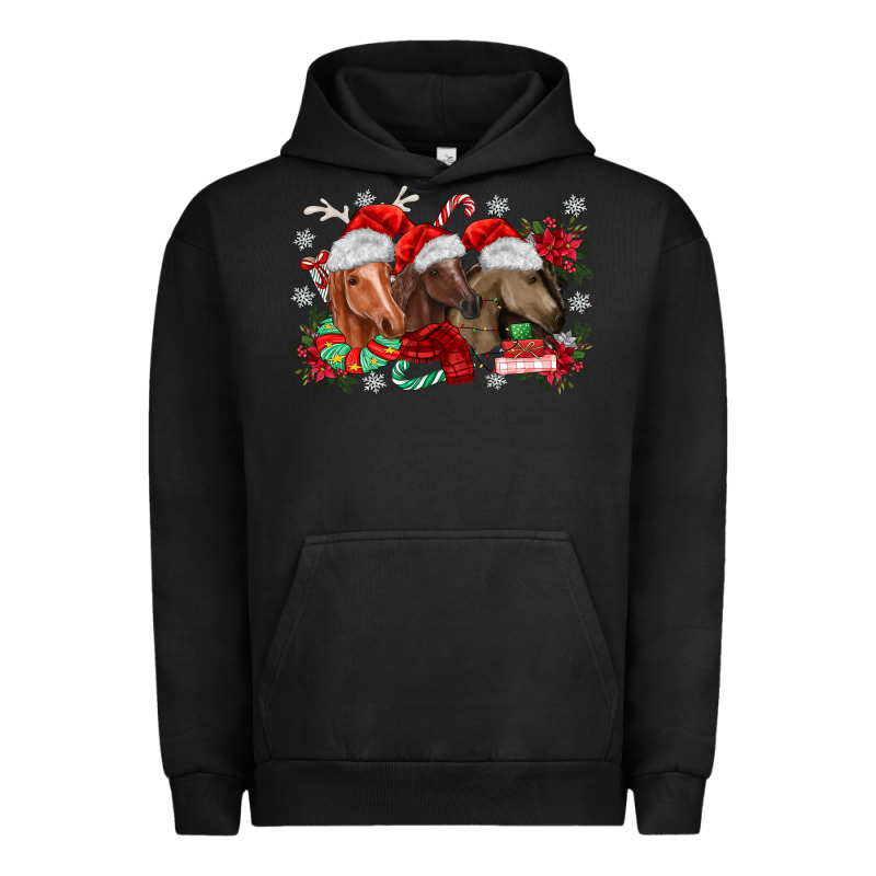 Christmas Horses Urban Hoodie by MaliasSmallBusiness | Teevron