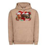 Pigment Burro christmas horses Urban Hoodie - MaliasSmallBusiness
