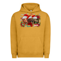 Pigment Peanut Butter christmas horses Urban Hoodie - MaliasSmallBusiness