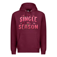 Burgundy single season Premium Hoodie - MaliasSmallBusiness