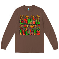 Chestnut ay ay ay ay canta y no llores Long Sleeve Tee - Zillion Design Studio