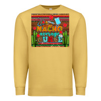 Antique Gold nacho average nurse with roses Premium Sweatshirt - AdoDesignShop