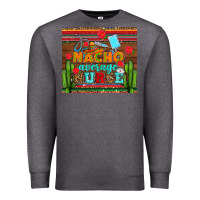 Charcoal Heather nacho average nurse with roses Premium Sweatshirt - AdoDesignShop