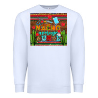 White nacho average nurse with roses Premium Sweatshirt - AdoDesignShop
