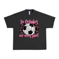 Pigment Black in october we wear pink soccer Urban Heavy Tee - BarkalooDesign