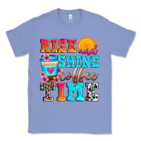 Colony Blue rise and shine coffee time Classic Tee - Zillion Design Studio