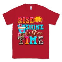 Red rise and shine coffee time Classic Tee - Zillion Design Studio