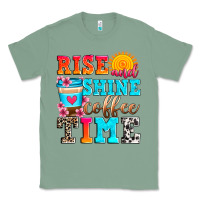 Sage rise and shine coffee time Classic Tee - Zillion Design Studio
