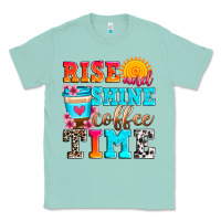 Seafoam rise and shine coffee time Classic Tee - Zillion Design Studio