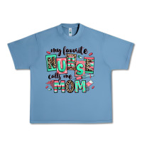 Pebble Blue my favorite nurse calls me mom Urban Heavy Tee - RanaPortraitStore