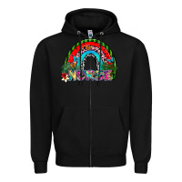 Black nurse Zipper Hoodie - SublimationCraftShop
