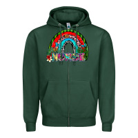 Sports Green nurse Zipper Hoodie - SublimationCraftShop